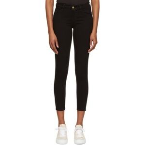 💕 Frame Black Le Skinny de Jeanne Crop Jeans Denim Women's Jeans 29x29
